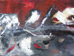 80 Power         Acryl / Olie op doek 50 *100    Verkocht